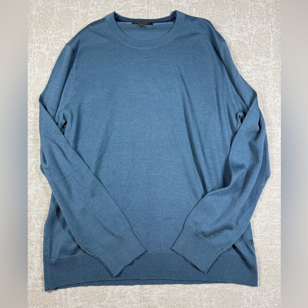 Banana Republic 100% Merino Wool Long Sleeve Crew Neck Sweater Size Large